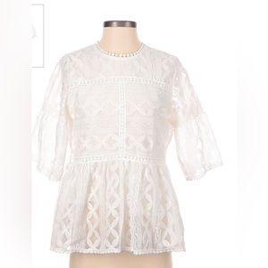 Lace oversized chic wish top size S/M